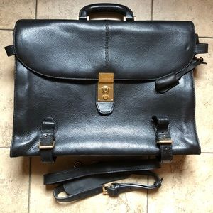 $695 Cole Haan Collection Italy Leather Briefcase